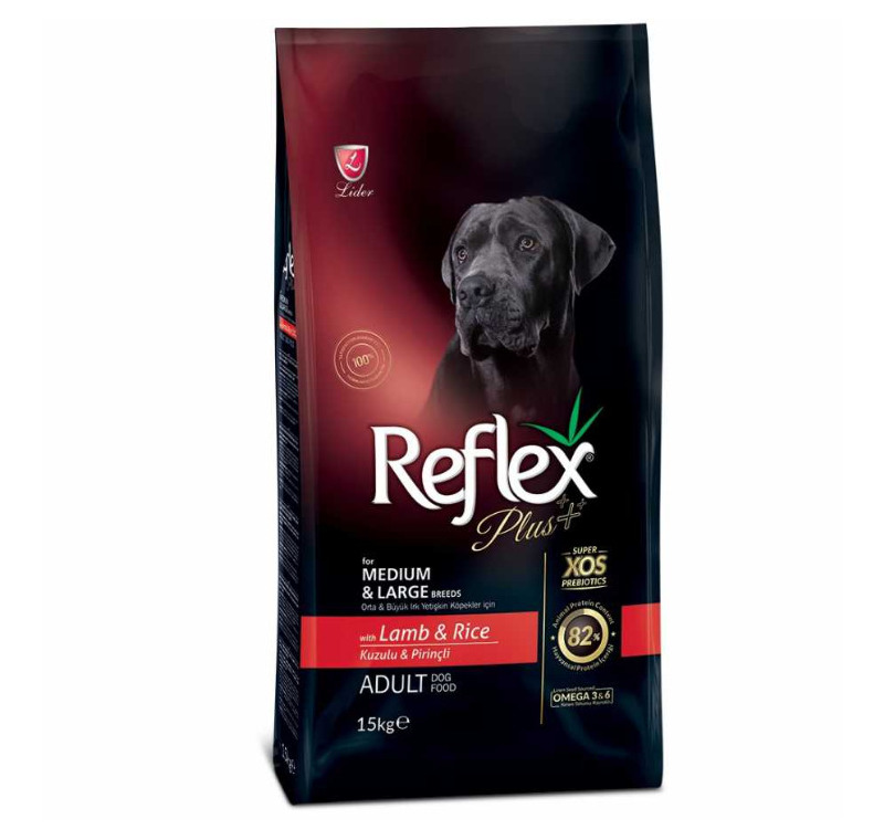 Reflex Plus Medium&Large Kuzulu Orta ve Büyük Irk Köpek Maması 3 Kg -
