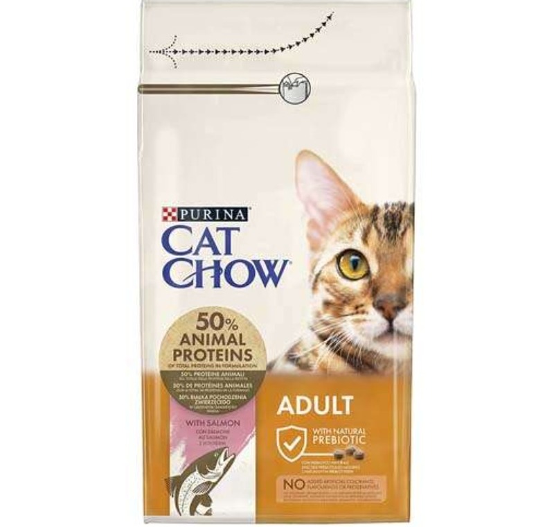 Purina Cat Chow Somon ve Ton Balıklı Yetişkin Kedi Maması 15 Kg -