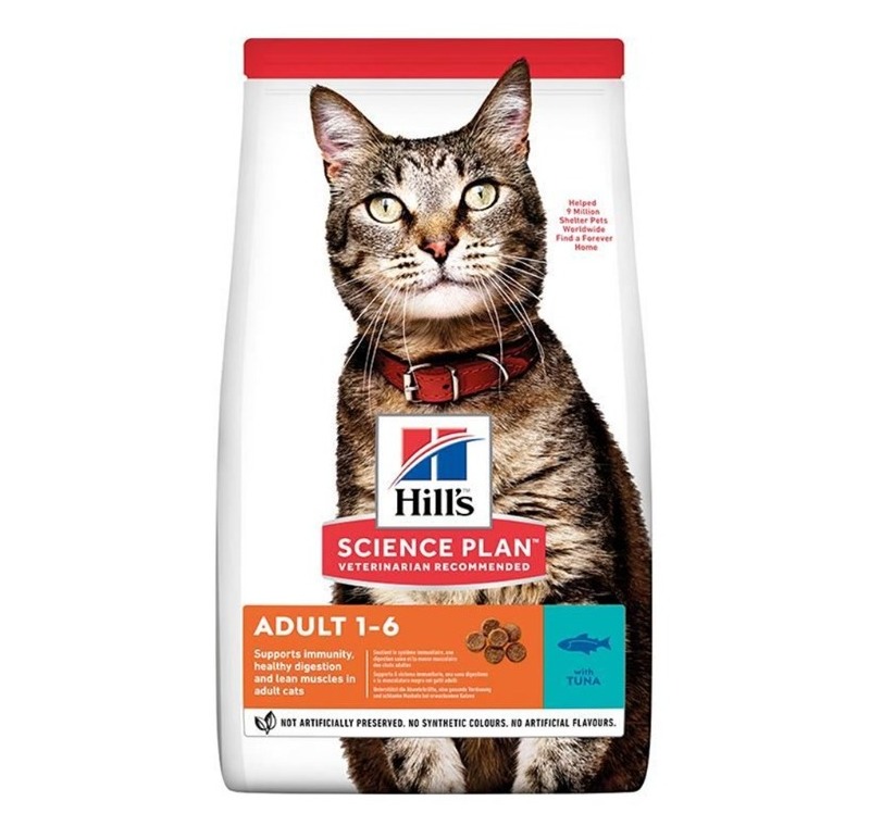 Hills Adult Optimal Care Ton Balıklı Yetişkin Kedi Maması 1,5 Kg -
