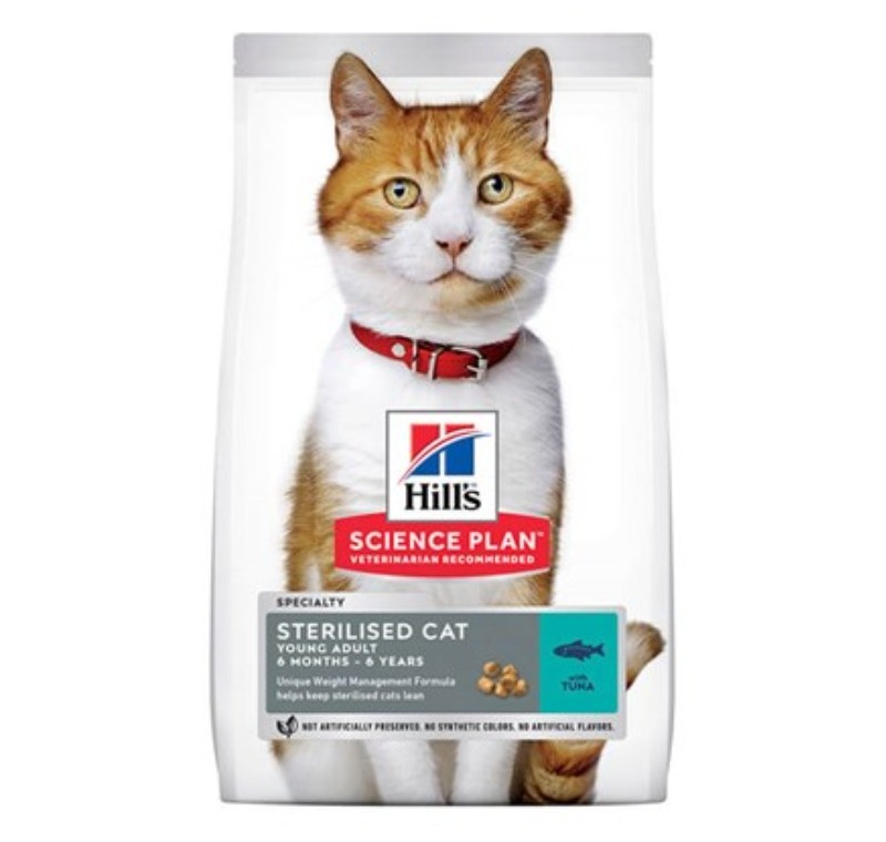 Hills Sterilised Kısırlaştırılmış Ton Balıklı Yetişkin Kedi Maması 1,5 Kg -