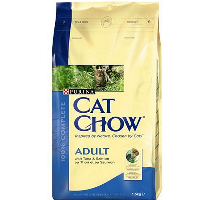 Purina Cat Chow Somon ve Ton Balıklı Yetişkin Kedi Maması 15 Kg