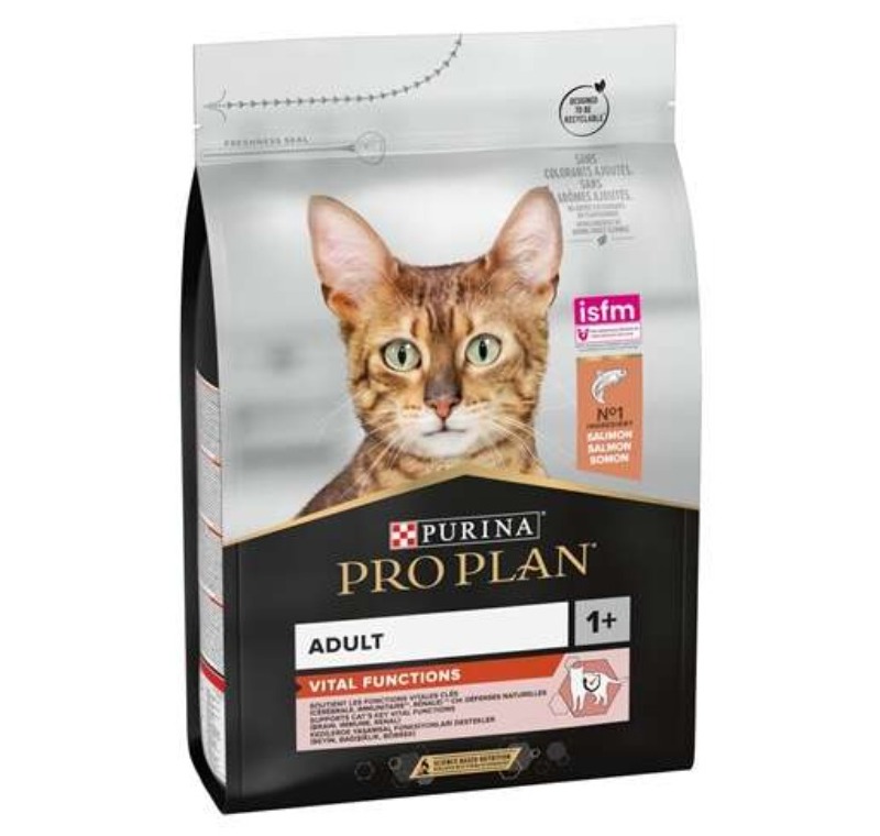 Pro Plan Somonlu ve Pirinçli Yetişkin Kedi Maması 3 Kg -