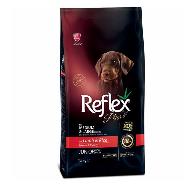 Reflex Plus Medium&Large Kuzulu Orta ve Büyük Irk Yavru Köpek Maması 15 Kg -